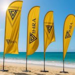 Reklamne zastavice za večjo prepoznavnost podjetja beachflag2